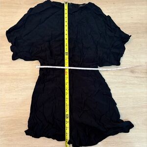 ASOS black romper size 6